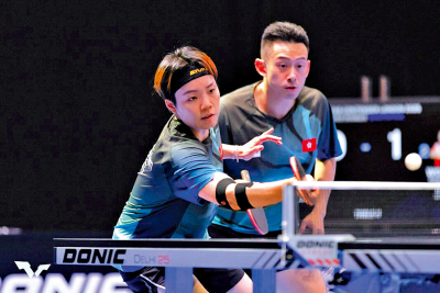 乒乓球混雙開打　港隊「黃杜配」衝牌