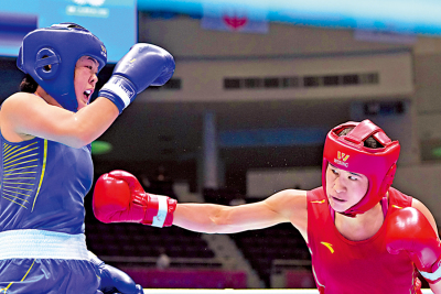 全運拳擊賽 奧運冠軍李倩晉8強