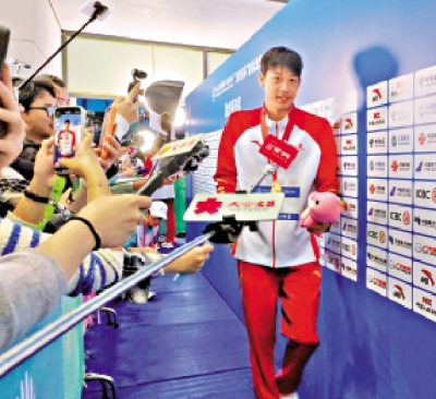 張展碩收穫3金3紀錄