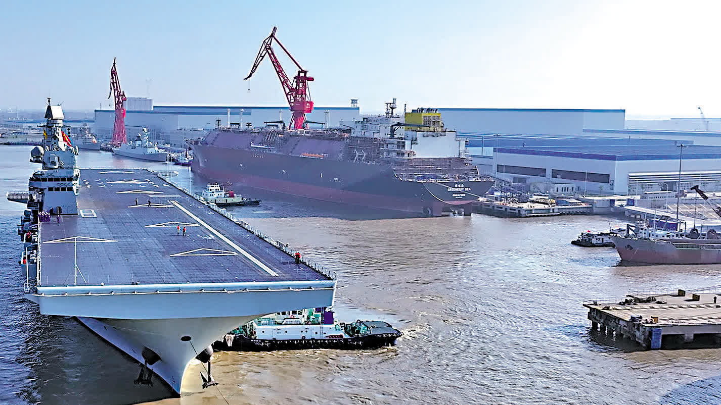 全球首艘電彈兩棲攻擊艦四川艦海試- 內地- 大公文匯網