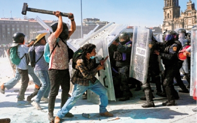 墨西哥「Z世代」示威爆衝突至少120傷