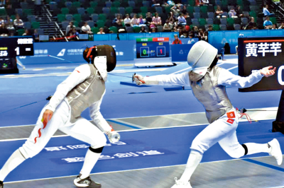 不敵亞運金牌得主 關渝澄女花劍無緣4強