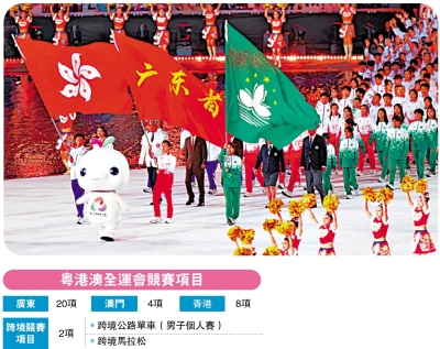 第十五屆全國運動會「全運之最」系列 聯動灣區/「全運模式」最耀眼