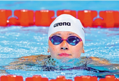 何詩蓓日本賽100自稱冠