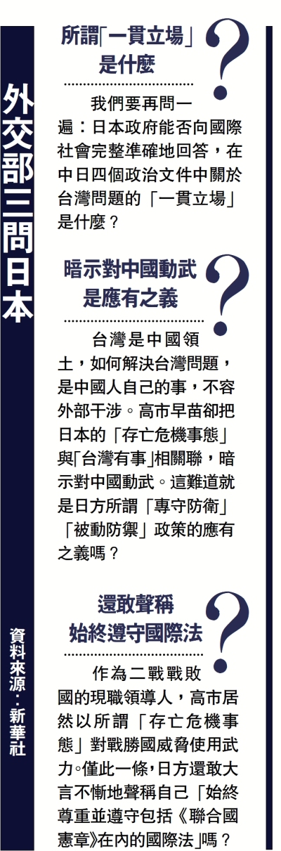 外交部促日履行戰敗國義務