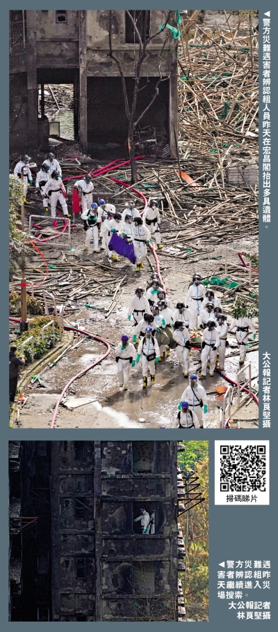 克難前行/罹難者增至156人 累計15人涉誤殺被捕 警方設十條熱線 收集影片相片助查