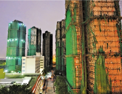 克難前行/特區政府譴責亂港分子以災生亂