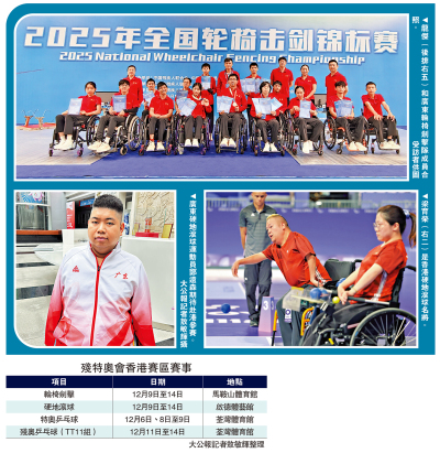 殘特奧會/整裝待發征戰殘特奧會香港賽區 廣東運動員期待與港隊以賽會友