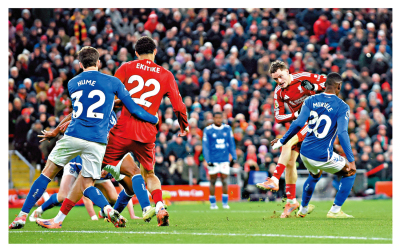 利物浦主場失分