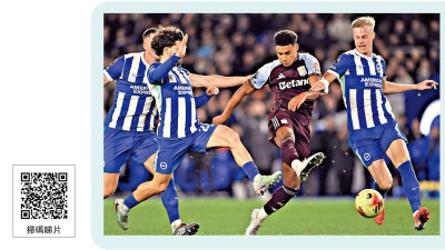 英超熱話/維拉強勢6連勝　乘勇周六挑戰阿仙奴