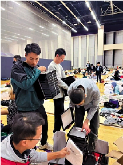 企業擔當/灣區救援物資暢行無阻