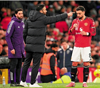 曼聯主場再失分 阿莫林責球員欠拚勁