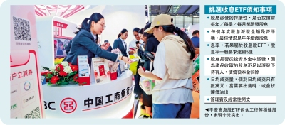 悠閒理財/定存回報降 收息ETF成更佳儲蓄工具