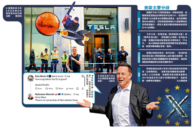 不滿X平台遭重罰 馬斯克籲「廢除歐盟」