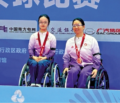 8屆殘奧港乒女將 年過六旬未言退