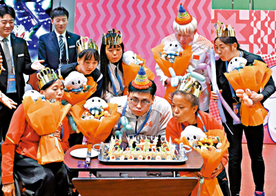 選手同慶生感受穗溫情時刻