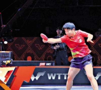 孫穎莎4：0擊敗王藝迪 躋身8強