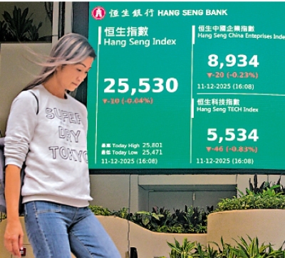 瑞銀料明年港股上三萬 IPO續冠全球