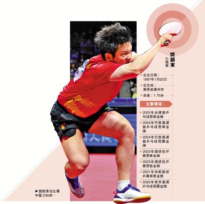 樊振東小檔案