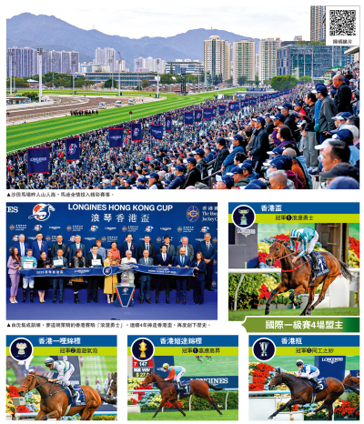 浪琴香港國際賽事/國際賽馬日逾1.3萬遊客入場 創單日新高
