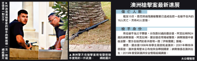 澳洲槍擊案最新進展