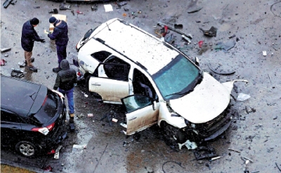 莫斯科汽車爆炸 俄軍中將身亡