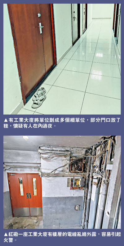 安全隱患/工廈儲存危險品 不宜住人