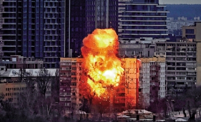 基輔遭大規模空襲 全市緊急停電