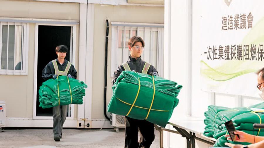 新款阻燃棚網分發　掃碼查源頭防劣料