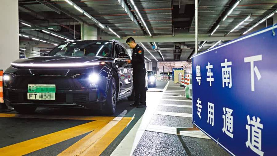 粵車南下至今逾1300座駕邊檢備案