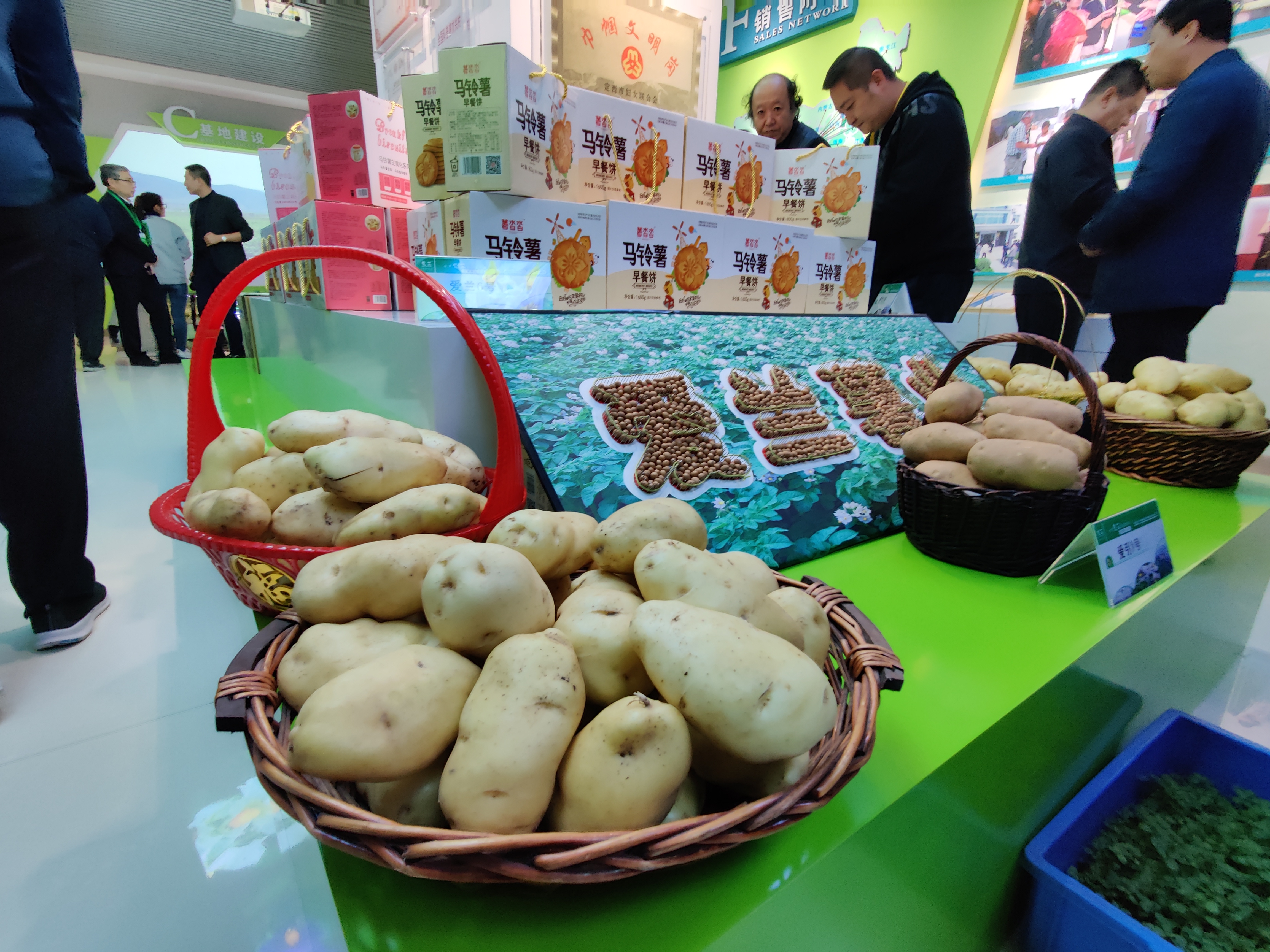 定西馬鈴薯，甘肅省定西市特產，中國國家地理標誌產品。

定西種植馬鈴薯已有200多年的歷史。定西馬鈴薯是多年生草本，但作一年生或一年兩季栽培。地下塊莖呈圓、卵、橢圓等形，有芽眼，皮紅、黃、白或紫色。地上莖呈棱形，有毛，奇數羽狀複葉。聚傘花序頂生，花白、紅或紫色；漿果球形，綠或紫褐色；種子腎形，黃色。

2017年12月29日，原國家質檢總局批准對「定西馬鈴薯」實施地理標誌產品保護。2019年11月，入選中國農業品牌目錄2019農產品區域公用品牌。