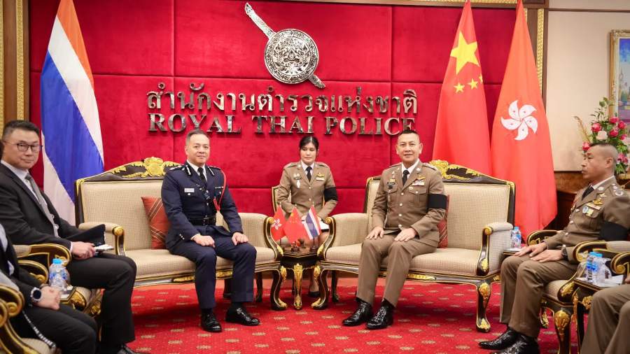 周一鳴訪泰拜訪皇家警察探討兩地警務合作　感謝泰警協助兩宗案件