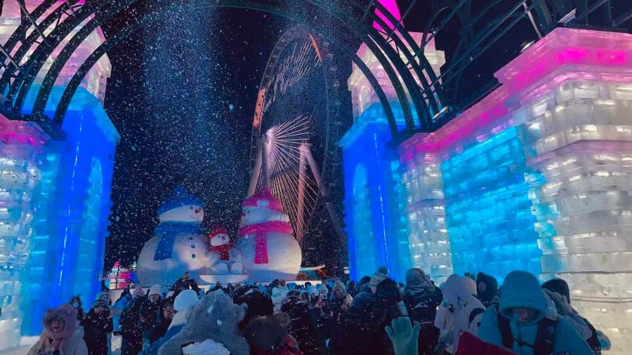 Harbin Ice and Snow World Captivates Global Visitors