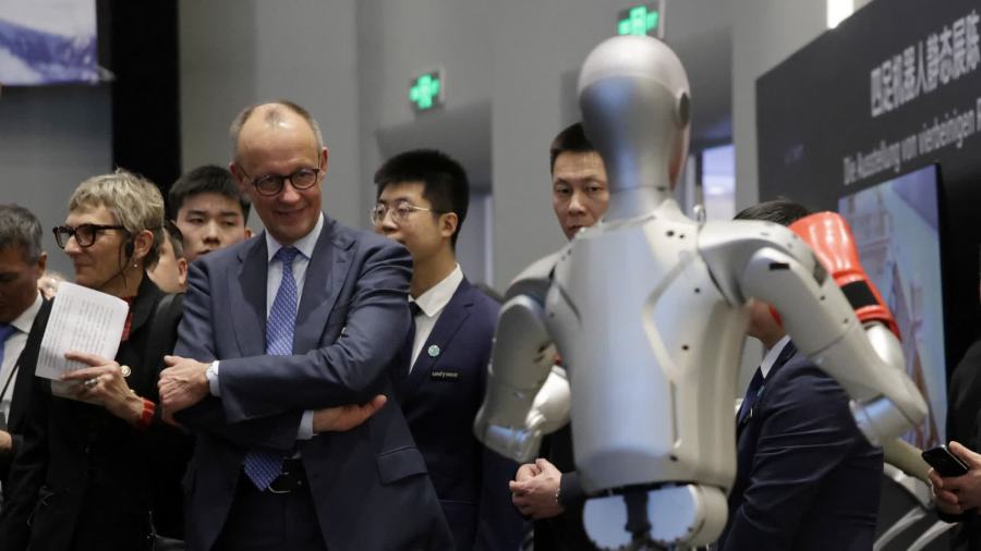 默茨參訪宇樹科技　點讚中國科技！