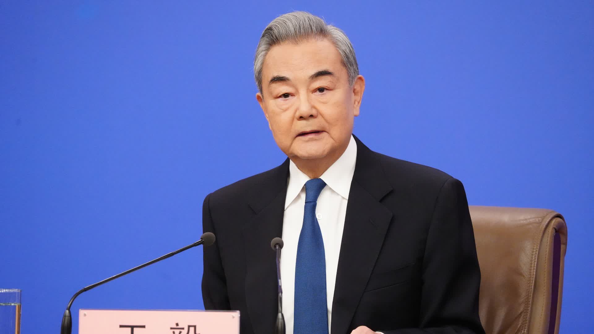 外長記者會|王毅談中日關係:台灣事務是中國內政 日本沒有資格插手