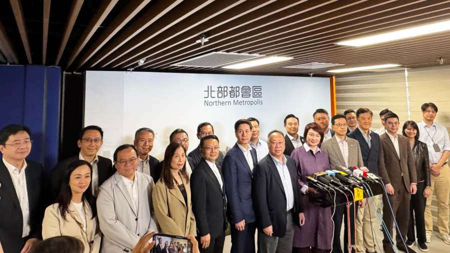 政府官員與立法會議員考察北都　冀打造「自給自足、職住均衡」便捷生活圈