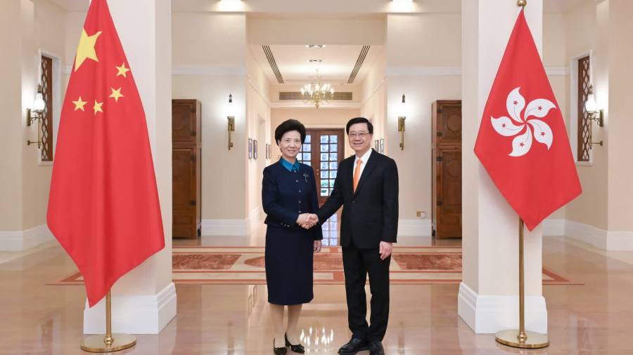 李家超晤諶貽琴：主動對接「十五五」規劃　推動婦女多元發展