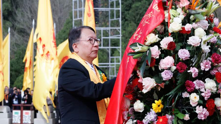 陳國基陝西出席清明公祭軒轅黃帝典禮　冀兩地加強愛國主義教育合作