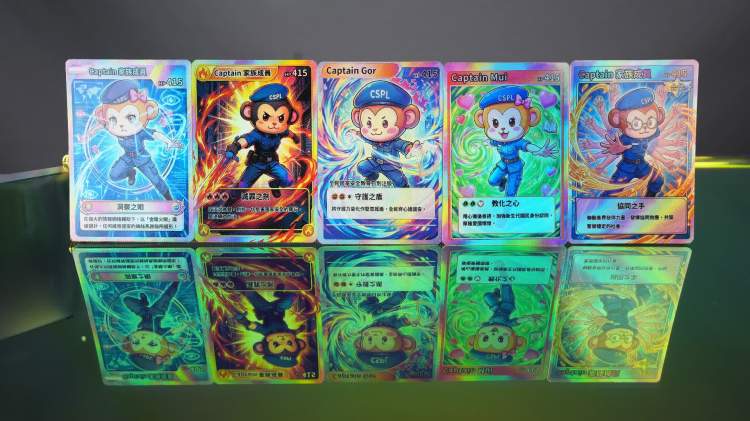 懲教署潮玩「寶可夢」卡概念　生動有趣推廣國安信息