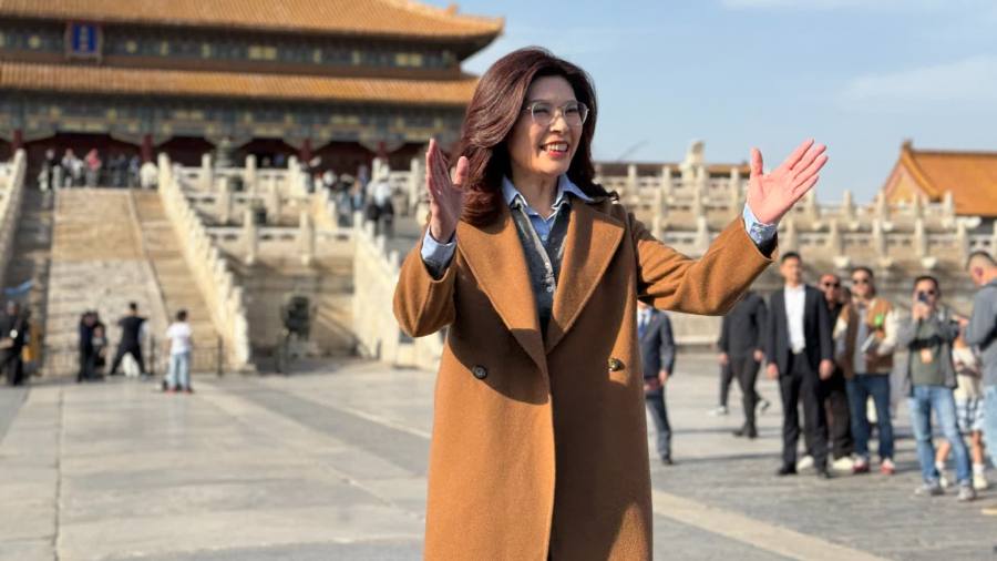 （有片）鄭麗文參觀故宮　明日參訪小米汽車