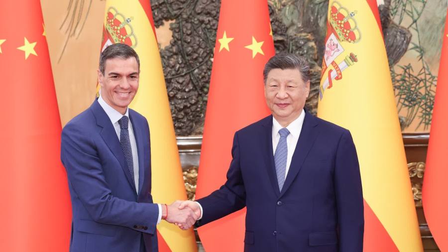 習近平會見西班牙首相桑切斯