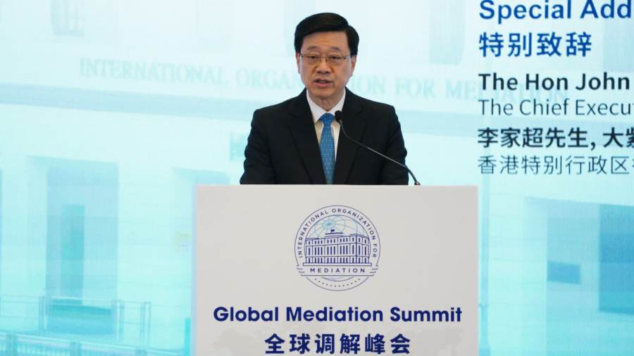 全球調解峰會今舉行　李家超鄭若驊等致辭