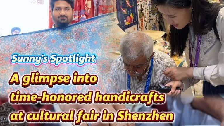 A glimpse into time-honored handicrafts at cultural fair in Shenzhen