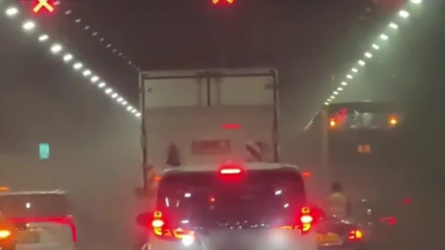 港珠澳大橋海底隧道火燒車　往珠海及澳門中線慢線一度封閉