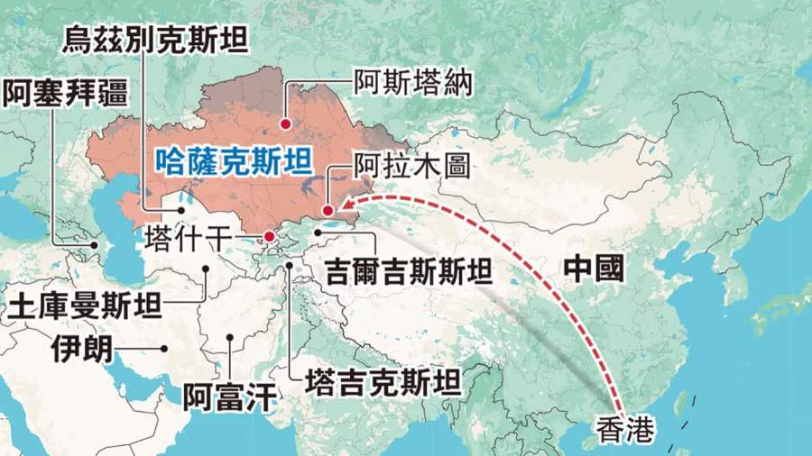 香港直航阿拉木圖　明年開通