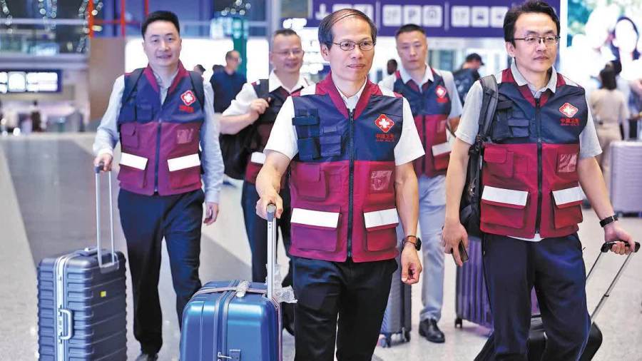 Chinese team to support Ebola response in DRC