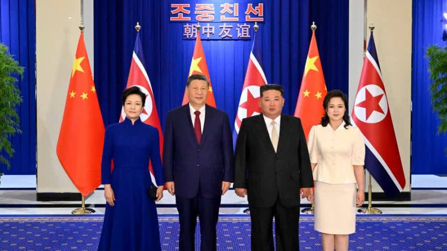 習近平出席金正恩舉行的歡迎宴會