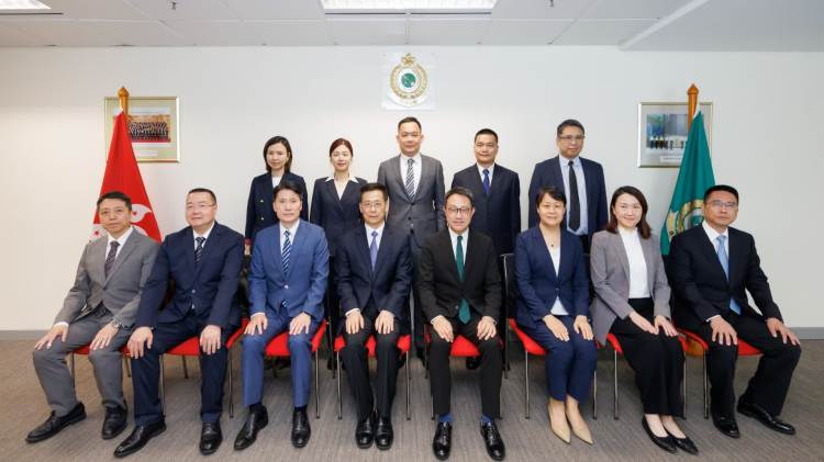 香港海關關長與黃埔海關關長會面