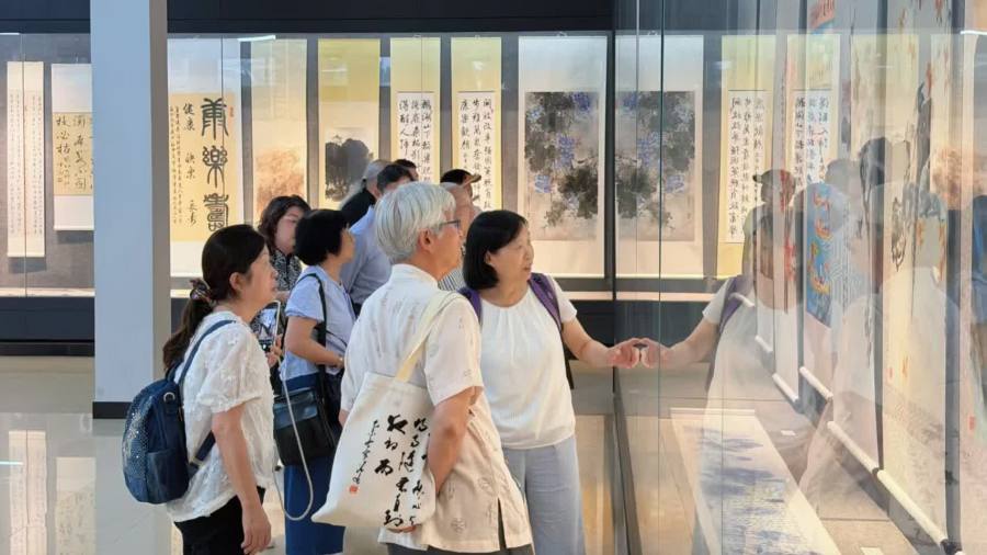 丹青頌黨恩 翰墨賀回歸｜粵港澳大灣區愛國書畫家作品邀請展在穗開幕