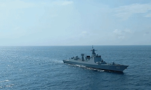 （有片）「海上滿勤王」南寧艦　憑硬核實力環球打卡